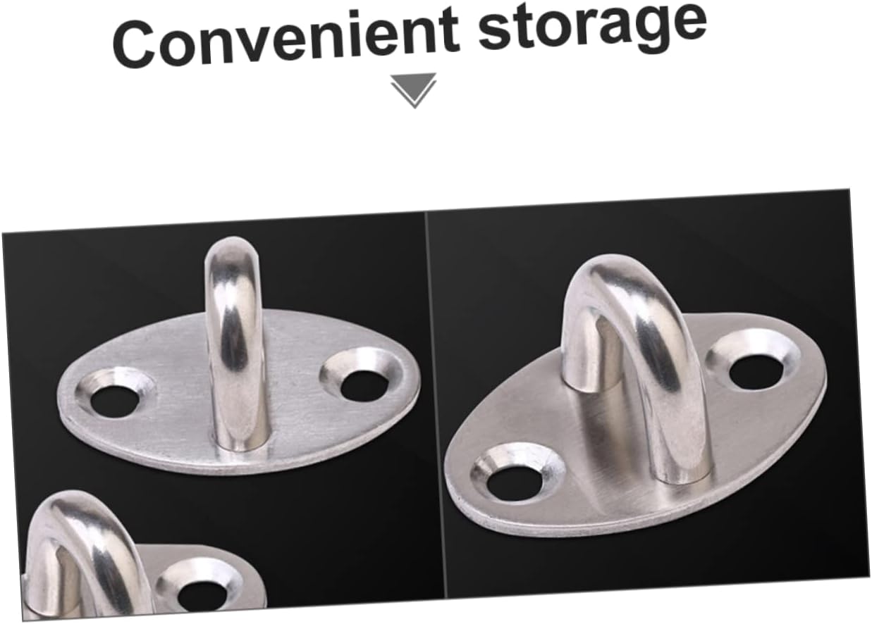 Gatuida 15pièces Crochet Fixe Acier Inoxydable Avec Anneau De Suspension Pour Plafond Pour Maison Rangement