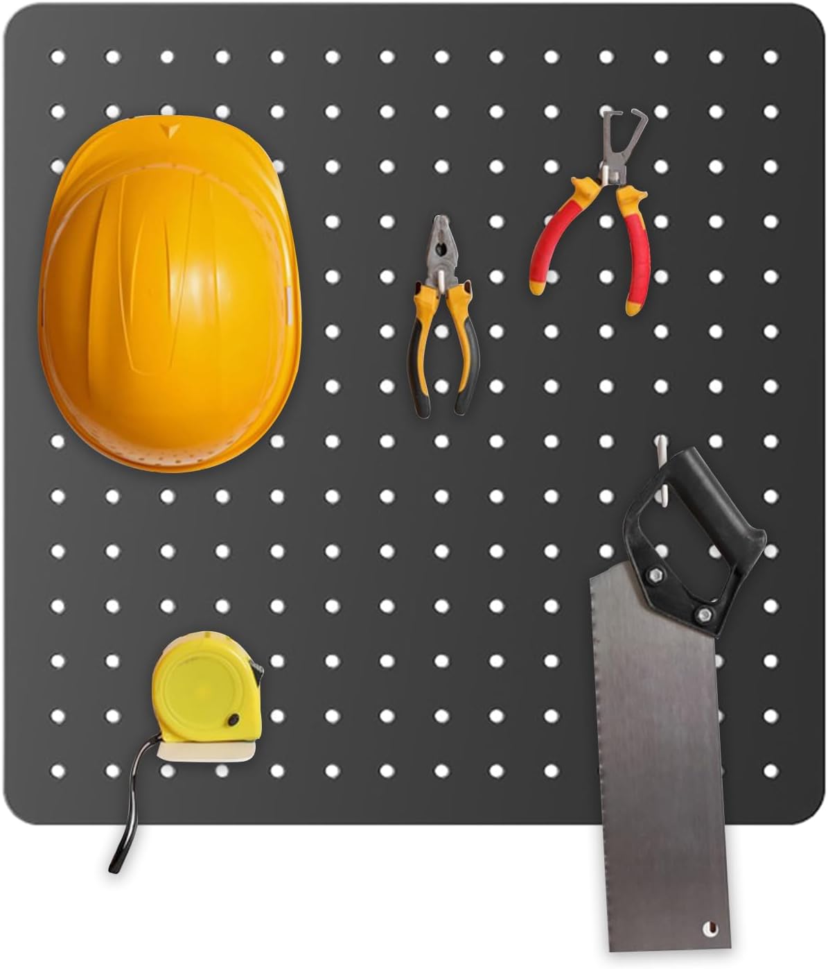 Générique Panneau Perforé Organisateur Mural | Organisateur Mural De Bureau,Panneaux Multifonctions Pour Outils Fournitures Décorations Affichage Cuisine Chambre