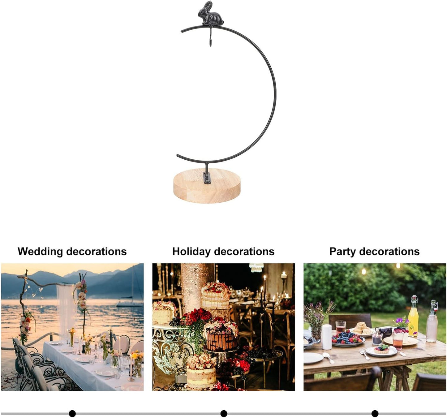 Cabilock Cadre En Fer Micro Paysage Globe Suspendu En Verre Arbre D'affichage D'ornement Cintre D'affichage D'ornement De Fil Présentoir D'ornement Un Verre Mariage Fer Forgé Bureau
