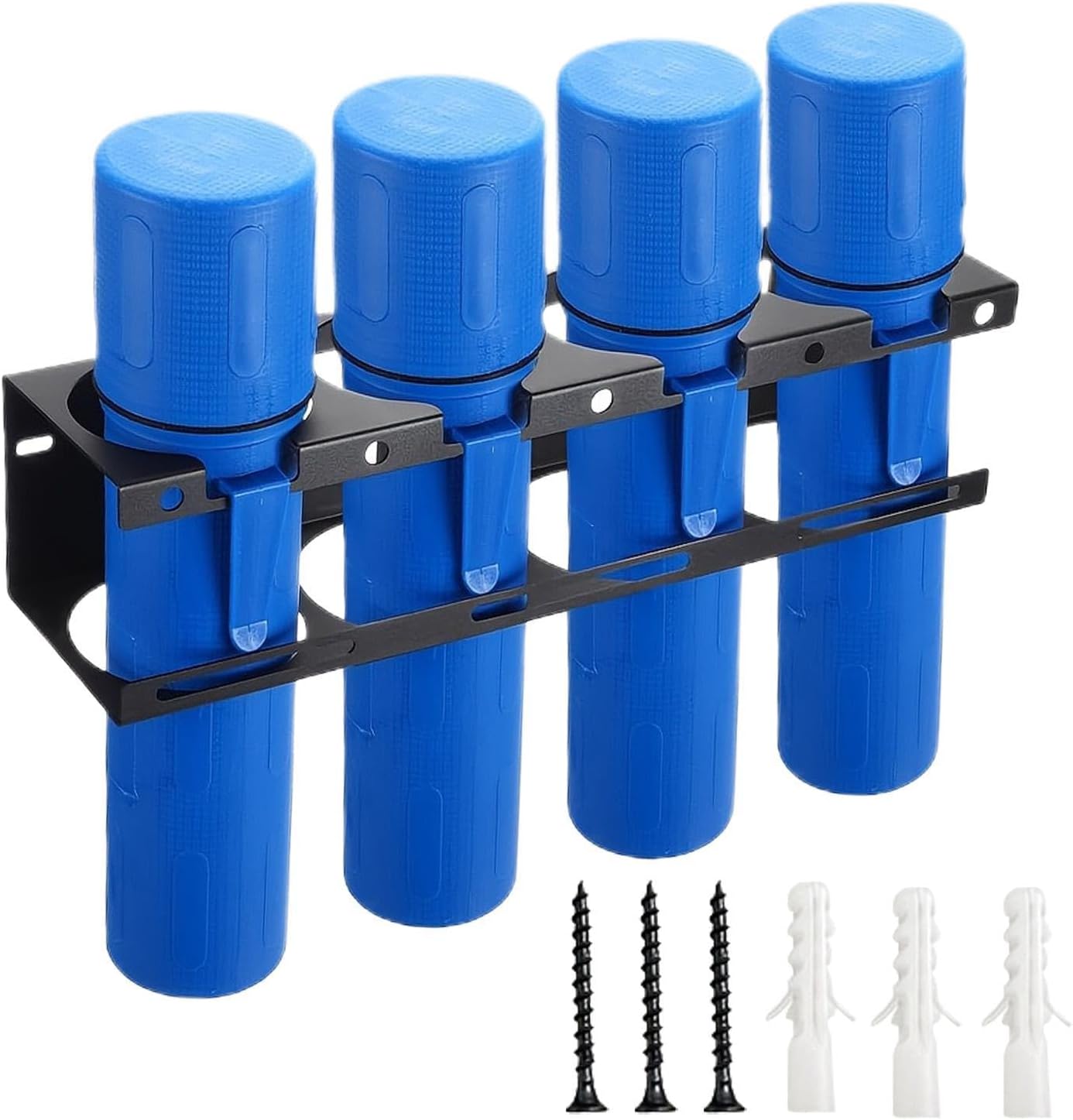 Générique Porte-électrode Pour Le Soudage,Rangement Mural En Fer à 4 Fentes - Support Mural Pour Fil De Soudage Et électrode - Pour Salon, Garage, Sous-sol, Appartement, Technicien, Hommes, Adultes