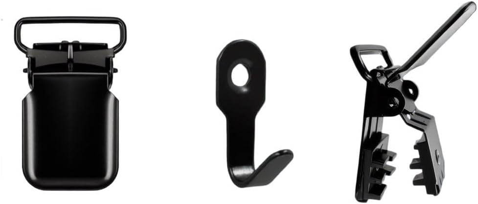  Lot De 4 Clips Muraux Résistants Pour Tapis, Tapisserie, Couettes Et Tapis De Voiture – Crochets De Suspension En Fer Et Plastique Avec Vis Pour L'organisation De La Maison Et Du Véhicule