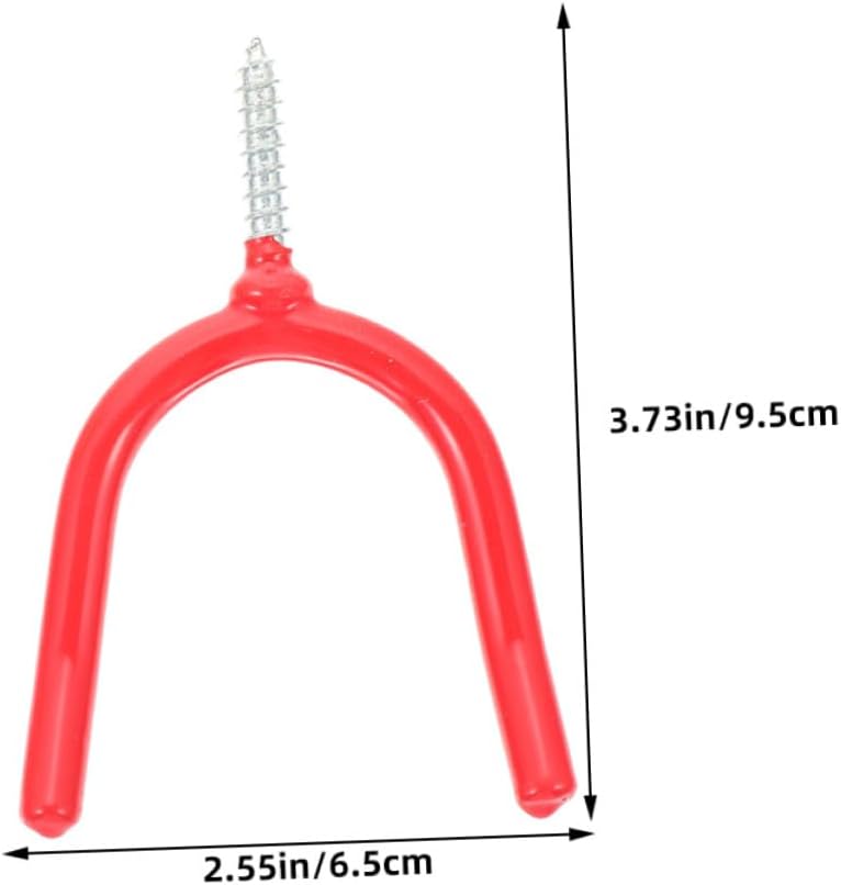  STOBAZA 12 Pièces Crochets De Garage à Visser Organisateur De Outils De Jardin Support Mural Pour Outils Rangement De Garage Crochets De Suspension Pour Muraux Pour