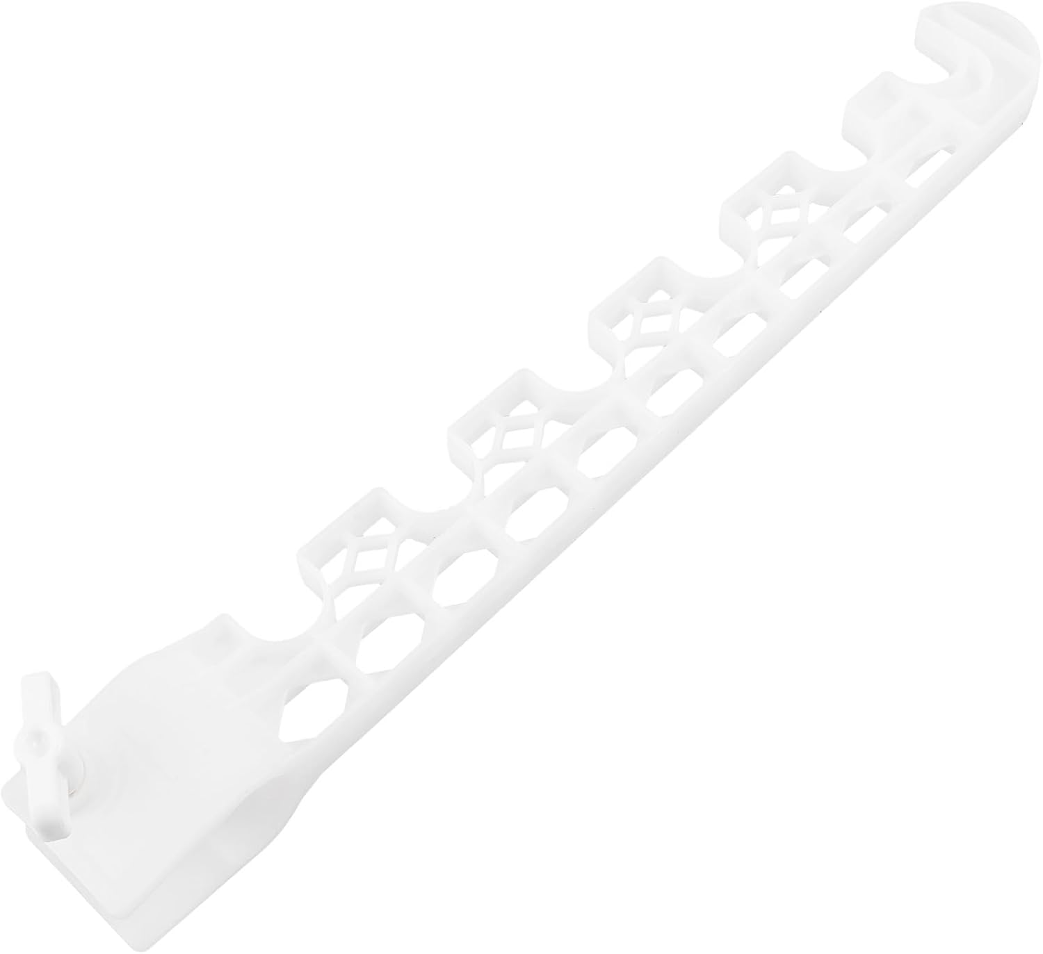  Healeved Support Mural Multifonctionnel Accessoires Ailes En Plastique Blanc, Étendoir à Linge Pliable Sans Perçage, Gain De Place Compact Pour Appartements Et Voyages