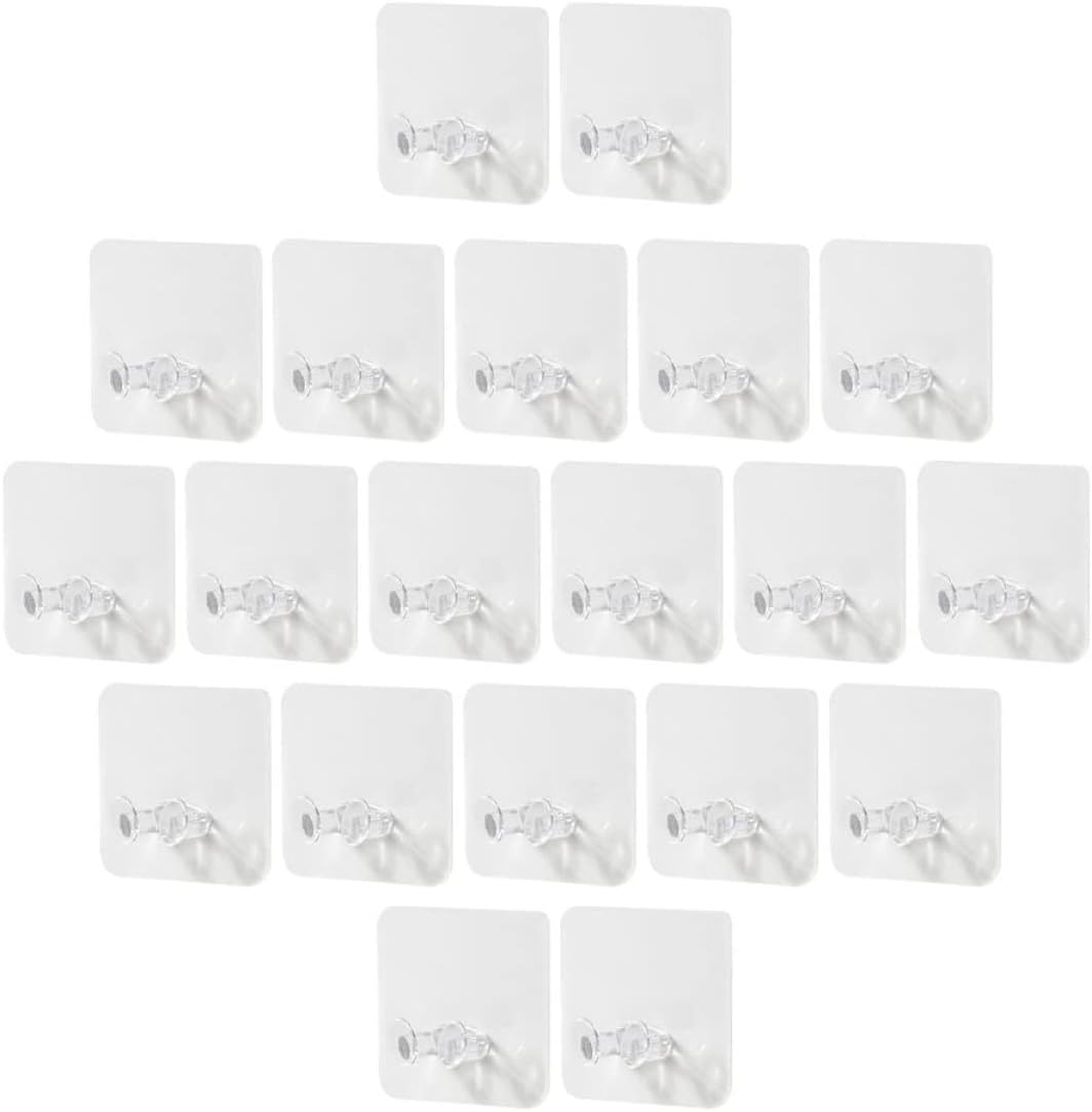  Cabilock Lot De 5 Supports Muraux Adhésifs Extensibles Multifonctionnels Solides Pour Éviter L'encombrement Du Bureau 20 Pièces X 5