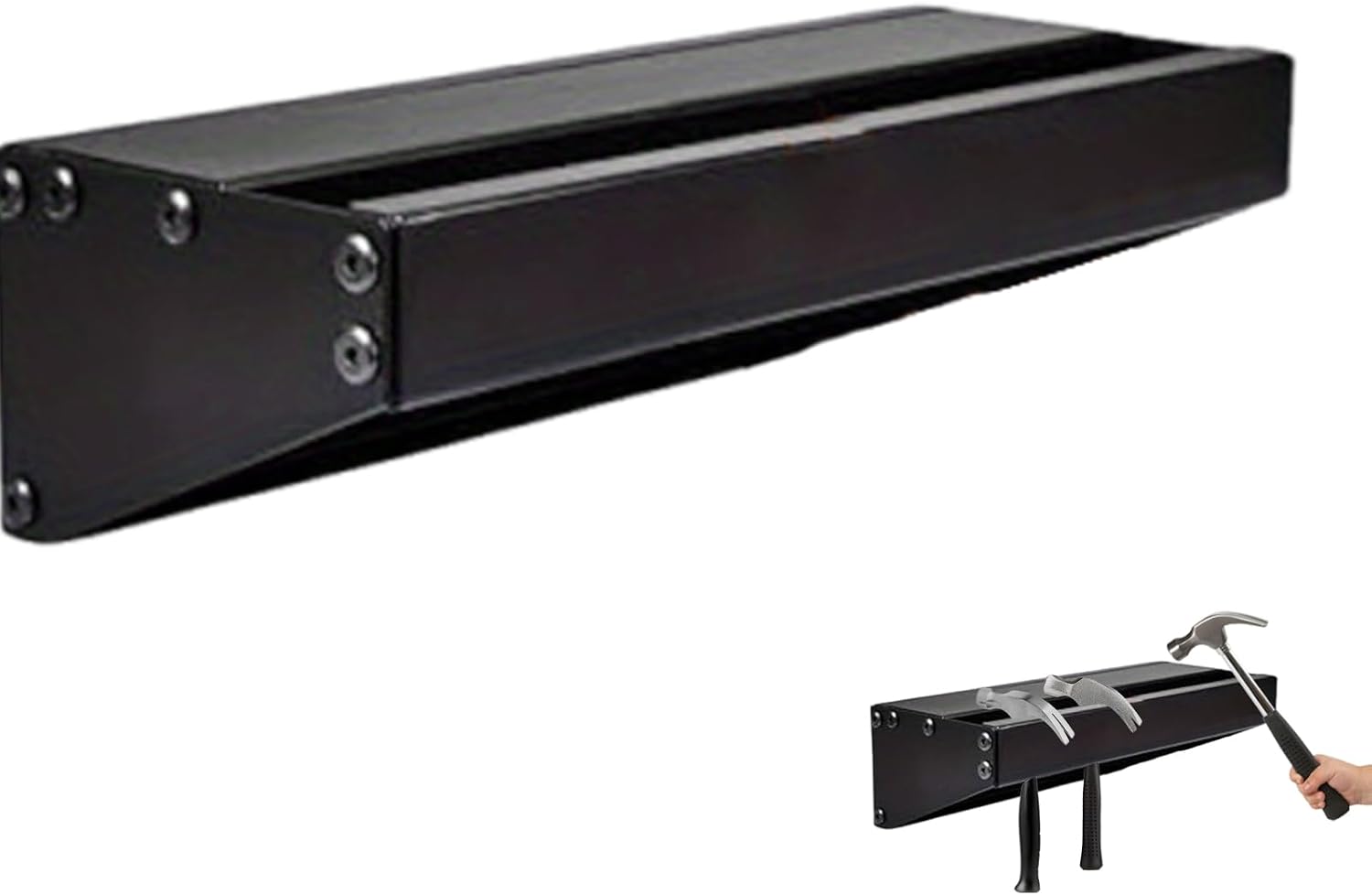  Organisateur D'Outils De Garage Pour Fixation Murale | Rangeur Organisateur Garage En Acier - Support De Stockage Pour Marteau à Usage Intensif Conçu Pour Les Pinces, Les Clés, L'atelier, La Maison Et