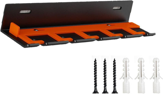  Porte-outils Pneumatique Mural Avec Glissière Pour Un Rangement Sécurisé En Métal 5 Emplacements Antirouille Efficace