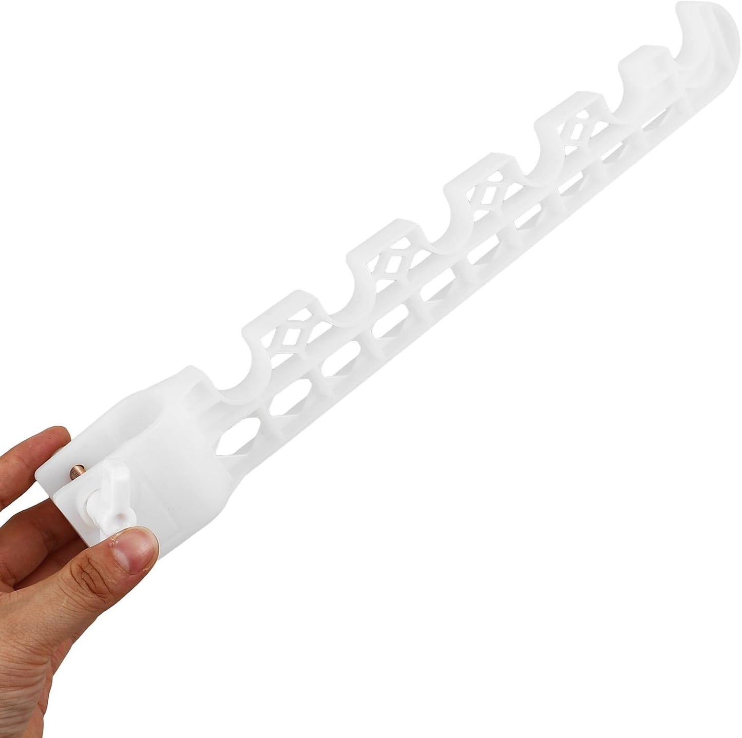  Healeved Support Mural Multifonctionnel Accessoires Ailes En Plastique Blanc, Étendoir à Linge Pliable Sans Perçage, Gain De Place Compact Pour Appartements Et Voyages