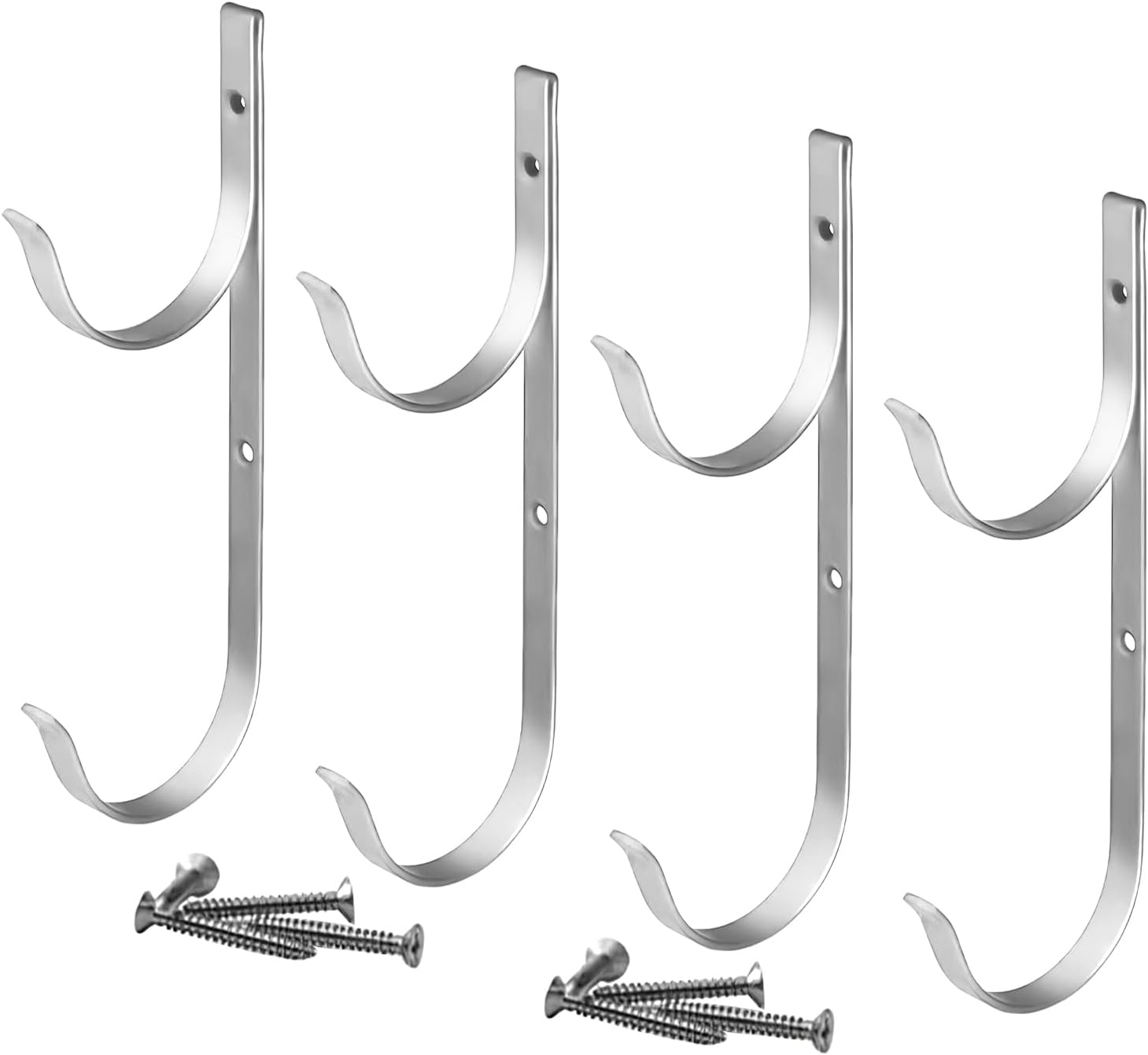  Crochets Pour Clôture De Piscine | Accroche-Portail En D'Aluminium Pour Tuyau De Piscine - Organisateur De Bord De Pour Perches Télescopiques Épuisettes Racleurs