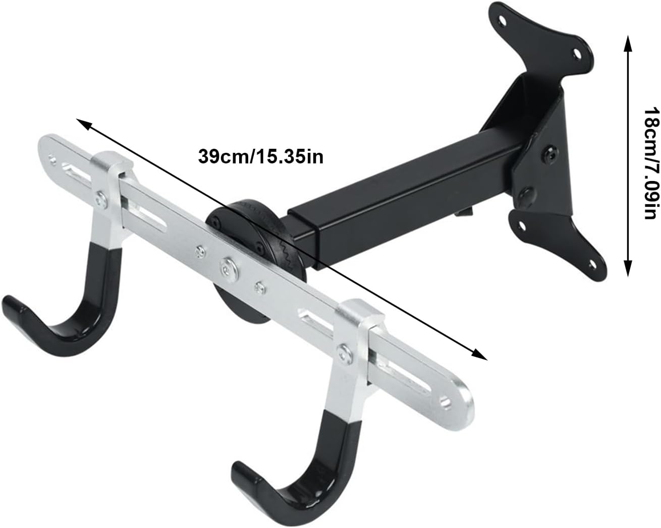  Générique Accroche-Vélo Mural | Support De Rangement Intérieur Pour Vélos,Organisateur Porte-Manteau Réglable Robuste Pour Atelier Exposition Rangement Intérieur Organisation Et Gain De Place à La