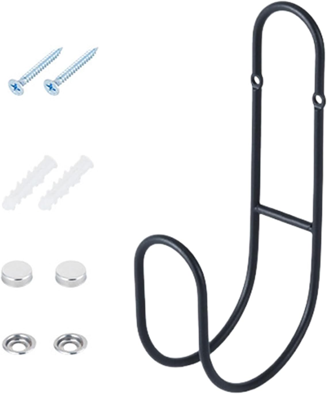 GENERIC Support De Tuyau D'arrosage | Fixation Murale En Métal Robuste – Support De Tuyau D'arrosage De Stockage Extérieur | Pour L'organisation Des Rallonges De Tuyau, Corde, Piscine, Garage, Arrière-cour