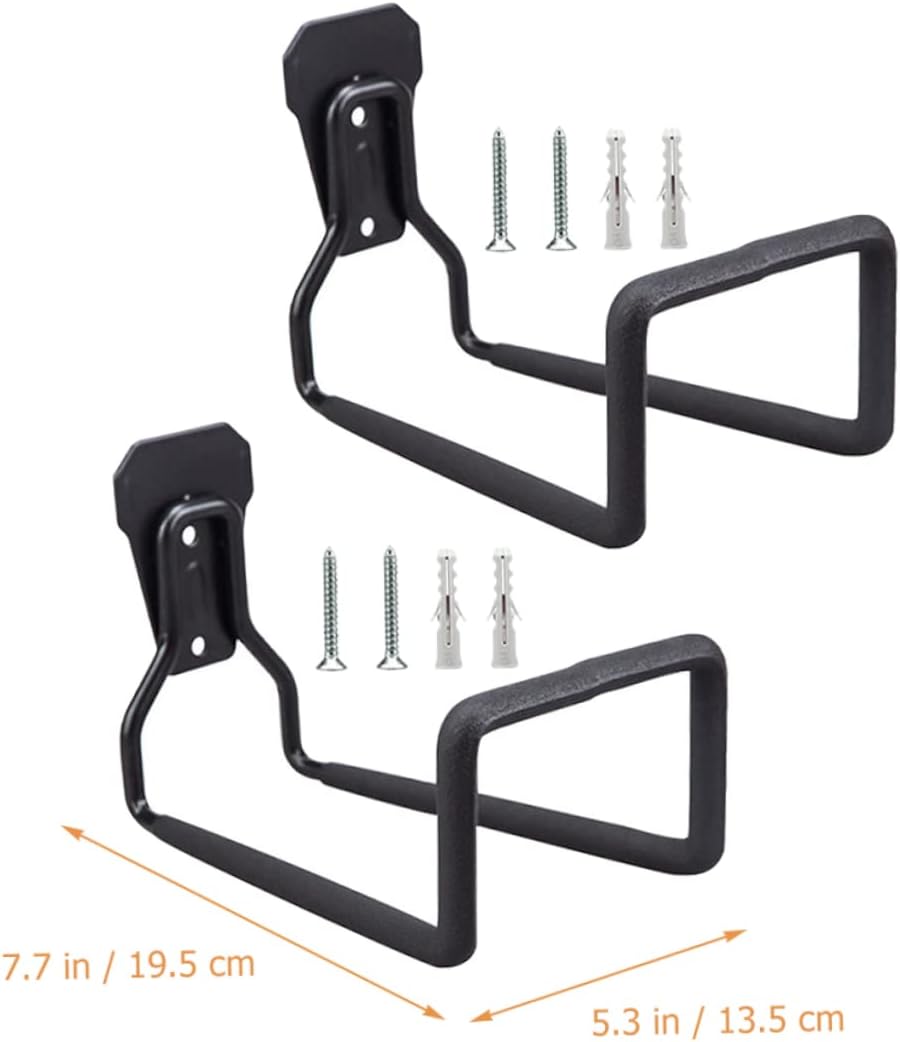  Gatuida 2 Pièces Crochets De Rangement Muraux Heavy Duty Organisateur De Garage Pour Outils Et Câbles Fixation Facile Sur Murs Plâtre