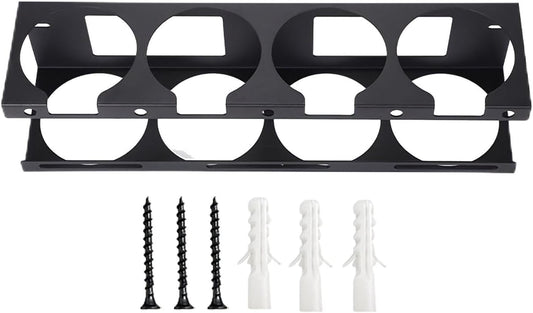  Générique Porte-électrode Pour Le Soudage,Rangement Mural En Fer à 4 Fentes - Support Mural Pour Fil De Soudage Et électrode - Pour Salon, Garage, Sous-sol, Appartement, Technicien, Hommes, Adultes
