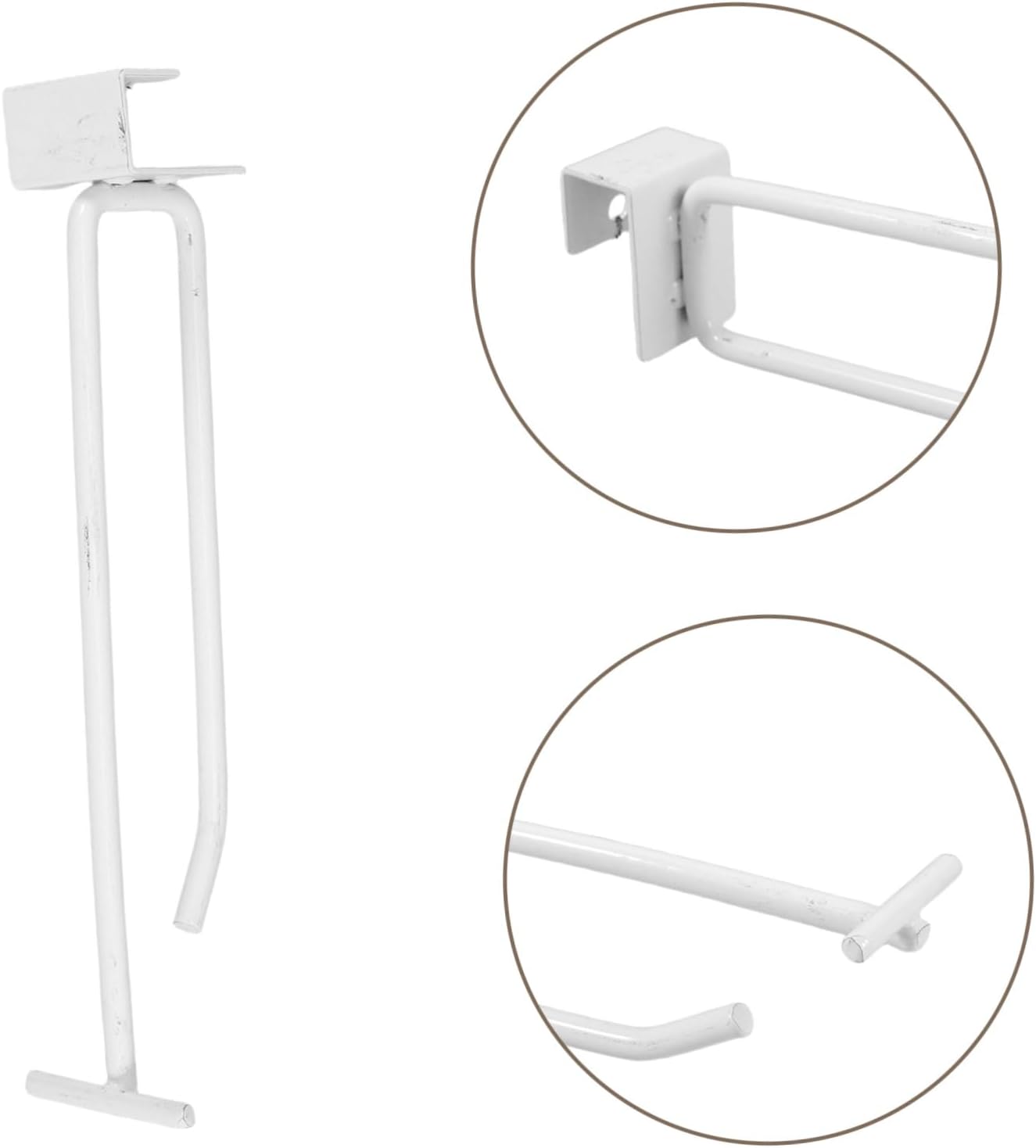  ULTECHNOVO 5pièces Crochets De Rangement Lourds Pour Étagères De Crochets Utilitaires Pour Suspendre Snacks Bijoux Et Marchandises Installation Facile