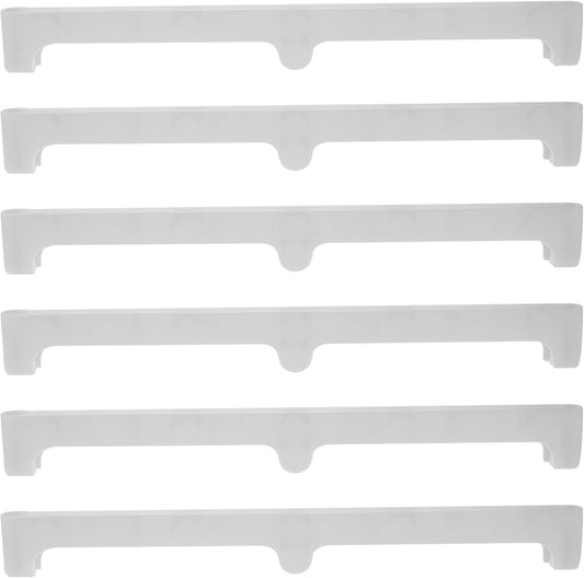  Ciieeo Support De Séchoir à Linge Plastique 44 CM Trou 19 CM Lot De 6 Pièces Détachées Pour Étendoir Suspendu Accessoires Résistants à La Chaleur Optimisation Espace Pour Chambre Et
