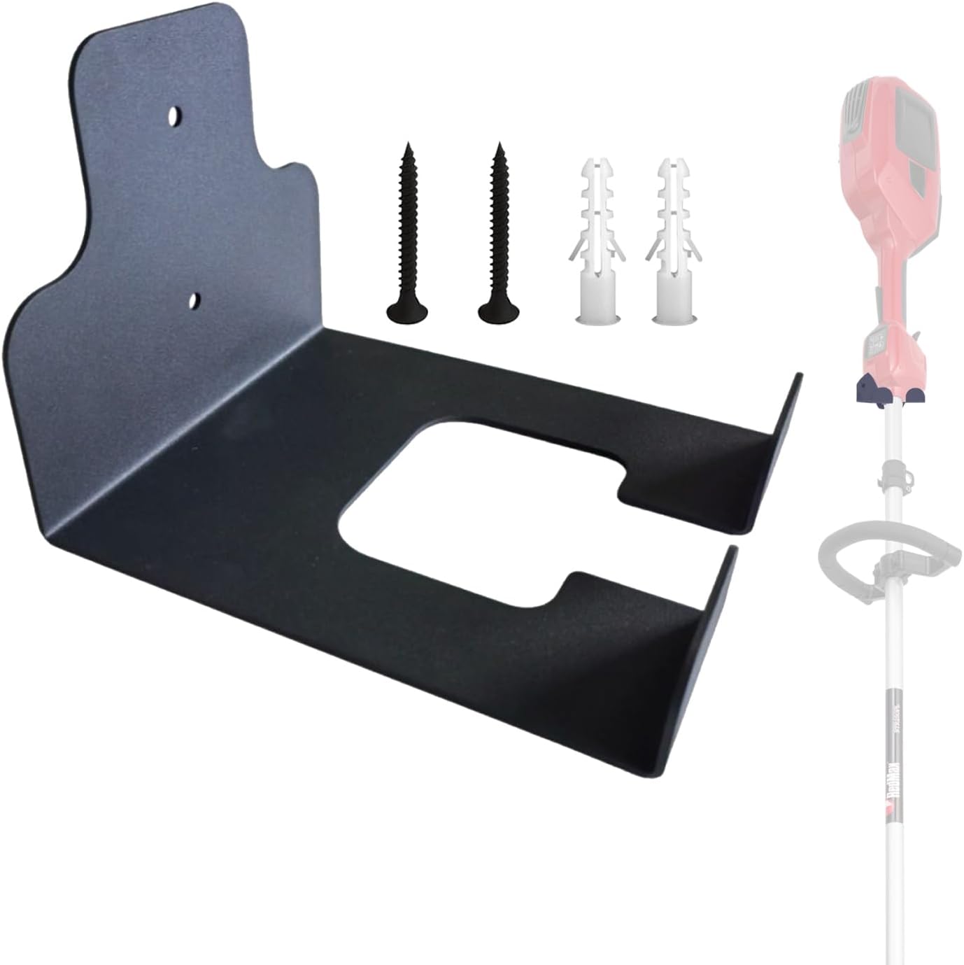 Générique Rack Weedeater, Organisateur D'outils De Jardin | Support Mural Du Support D'outil,Rack à Outils électriques De Jardin