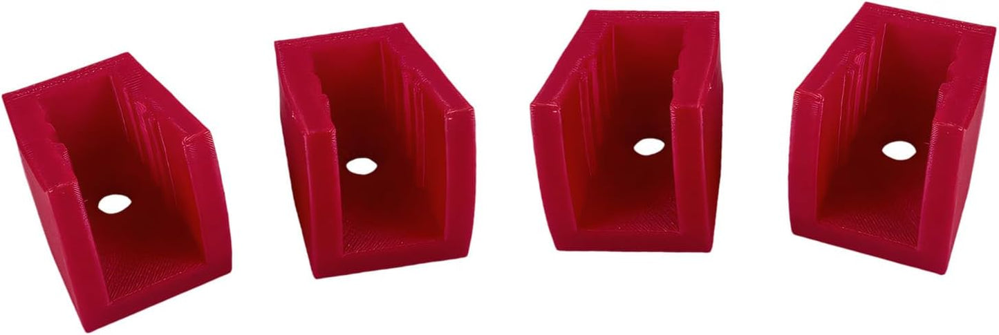  Lot De 4 Supports Muraux Robustes En Acide Polylactique Parfaits Pour Le Rangement D'atelier Et De Garage