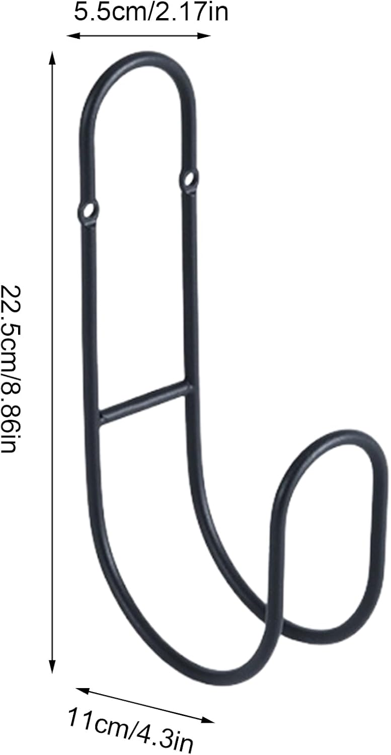 GENERIC Support De Tuyau D'arrosage | Fixation Murale En Métal Robuste – Support De Tuyau D'arrosage De Stockage Extérieur | Pour L'organisation Des Rallonges De Tuyau, Corde, Piscine, Garage, Arrière-cour