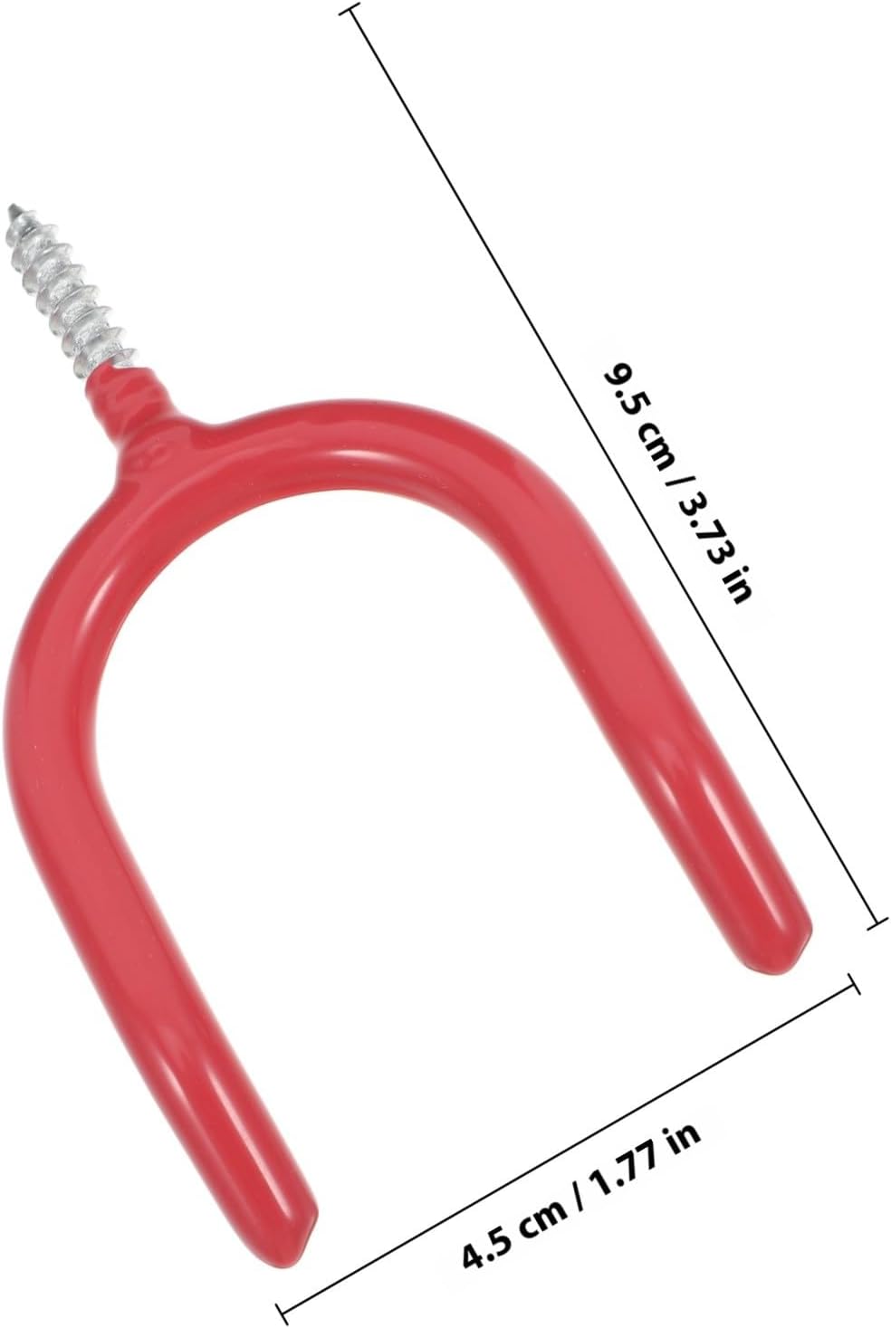  Artibetter Crochet Mural En Acier Inoxydable De U Pour Abri De Jardin, Support Outil Jardin Facile à Installer Revêtement En Caoutchouc, Pour Garage Et Divers Espaces