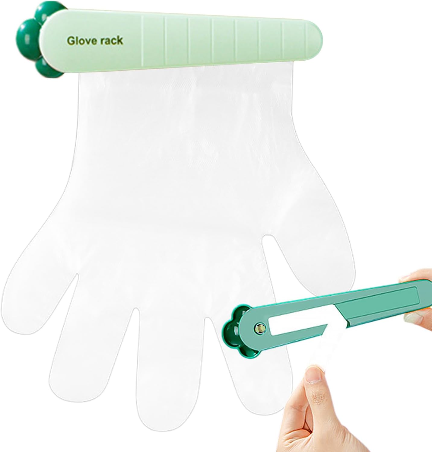 GENERIC Porte-gants, Pince à Gants Murale, économiseur D'espace, Organiseur De Rangement Multifonctionnel Pour Portes De Réfrigérateur, Cuisine, Buanderie