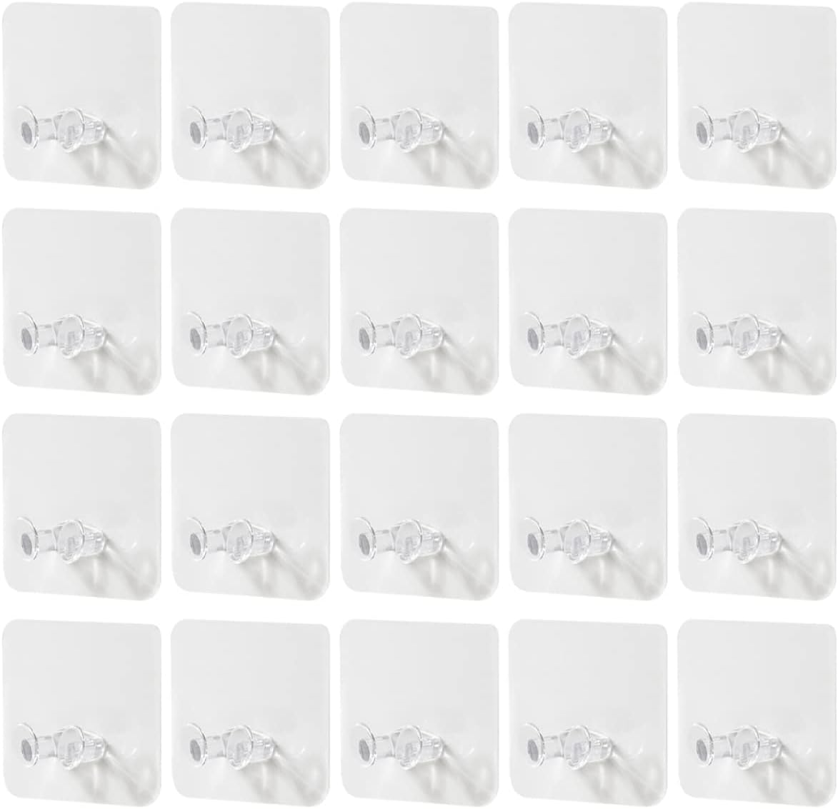  Cabilock Lot De 5 Supports Muraux Adhésifs Extensibles Multifonctionnels Solides Pour Éviter L'encombrement Du Bureau 20 Pièces X 5