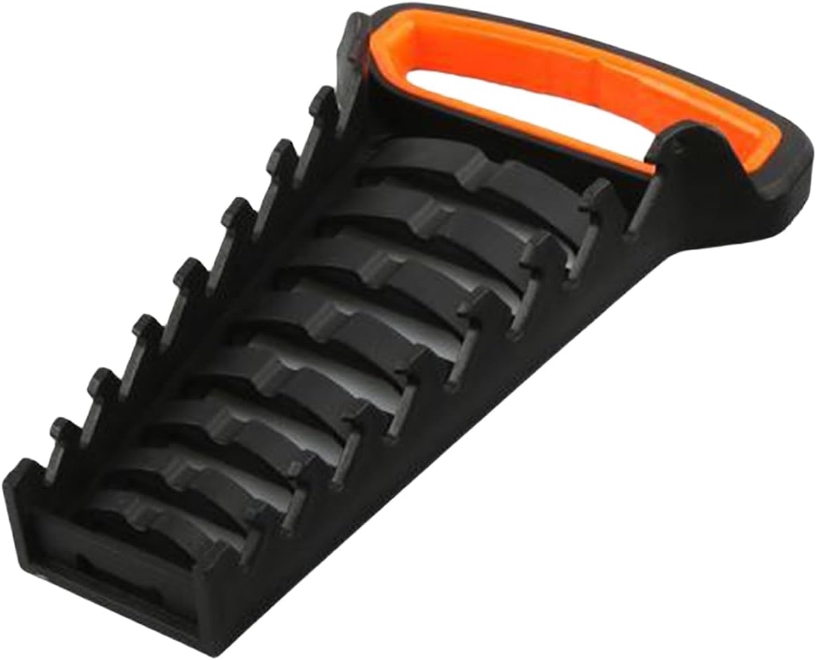  Porte-outils Multi-fentes Pour Clés à Cliquet - Rangement Des Outils - En Plastique - Rails - Plateau Pour La Maison Et Les Espaces De Travail - Garage - Support D'outils De Réparation De Voiture