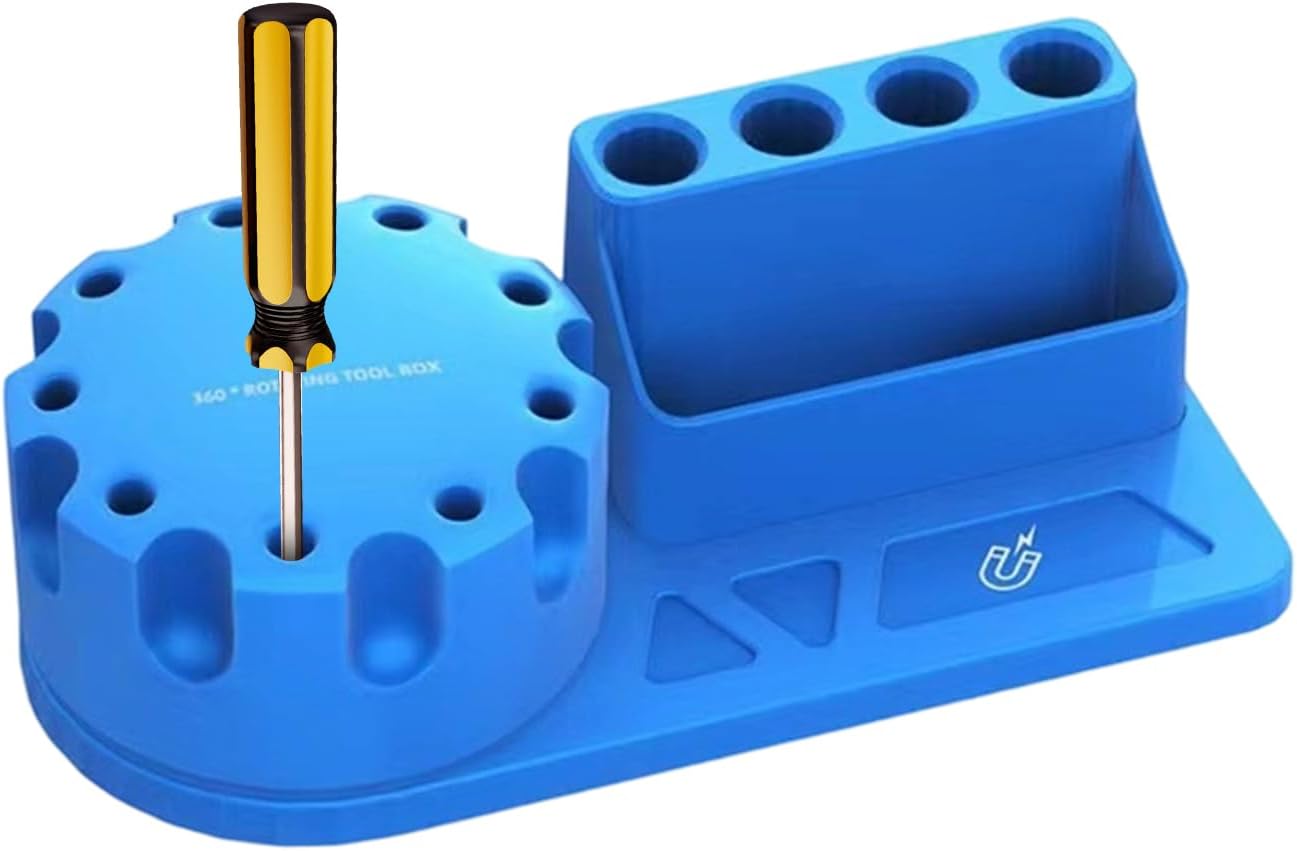  Generisch Support Rotatif Pour Tournevis, 360 Degrés, Support De Tweezers De 30,5 Cm, Avec Base Durable, Accessoire De Rangement D'atelier Avec Accès Facile, Organisateur D'outils Pour Garage De