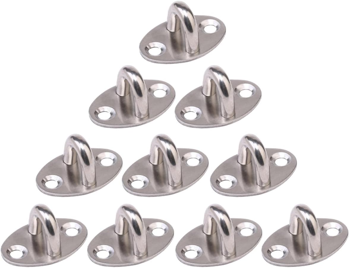  Healvian Crochets Suspendre En Acier Inoxydable Forme Simple Et Généreuse Résistants à Haute Température 10pcs Pour Rangement Pratique Et Murs En Céramique Lisse