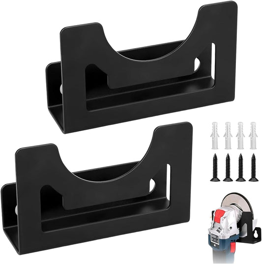  Lot De 2 Supports Muraux Pour Meuleuse à Installation Rapide Pour Garage, Atelier, économiseur D'espace