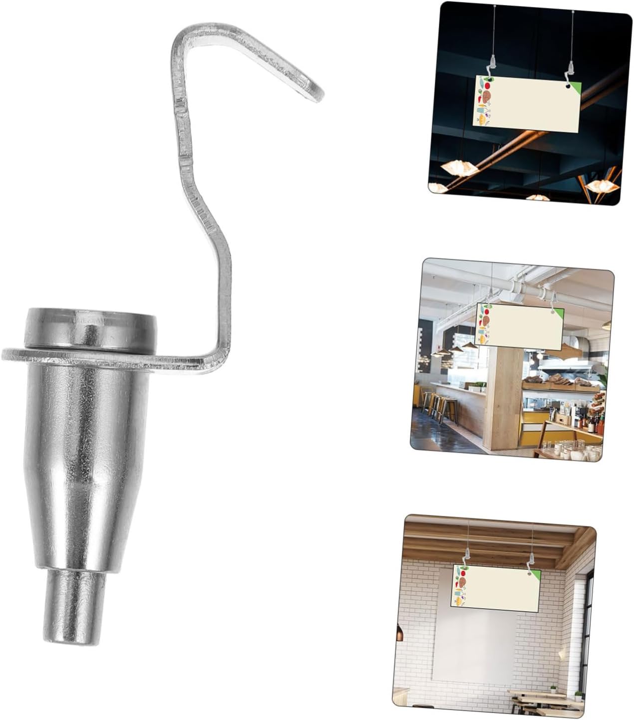  VALICLUD 10pièces Crochets De Galerie Réglables Acier Accessoires Pour Systèmes De Suspension Fournitures Pour Accrochage De Tableaux