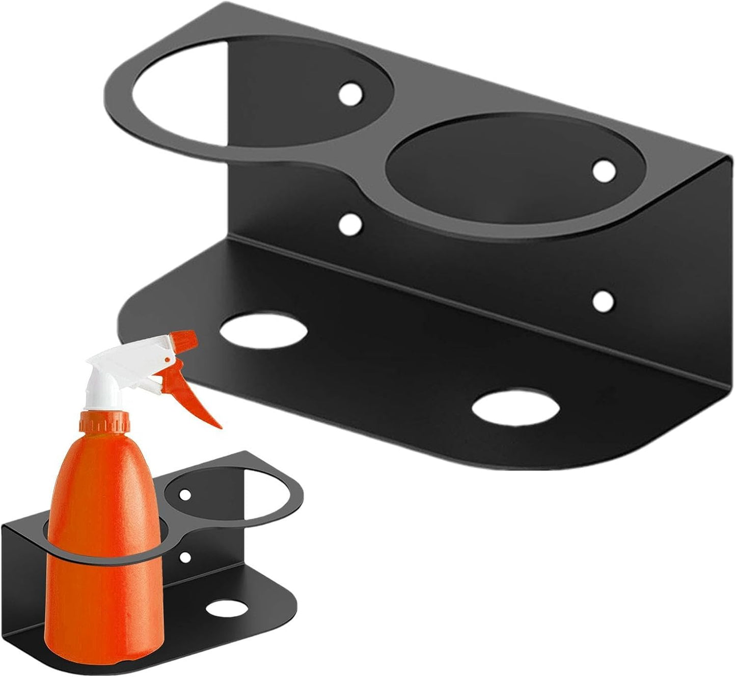 GENERIC Support Pour Flacon Pulvérisateur – 10,7 X 10,4 X 9,4 Cm – Support De Rangement Portable Pour Peinture – Support Mural En Acier Pour La Maison, Le Garage | Organiseur De Bouteilles De Peinture Tout