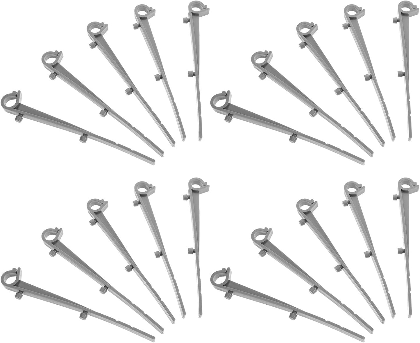  SEWACC Lot De 20 Crochets En Plastique Pour Installation De Gouttière - Clips Durables Pour Usage Domestique Et Commercial