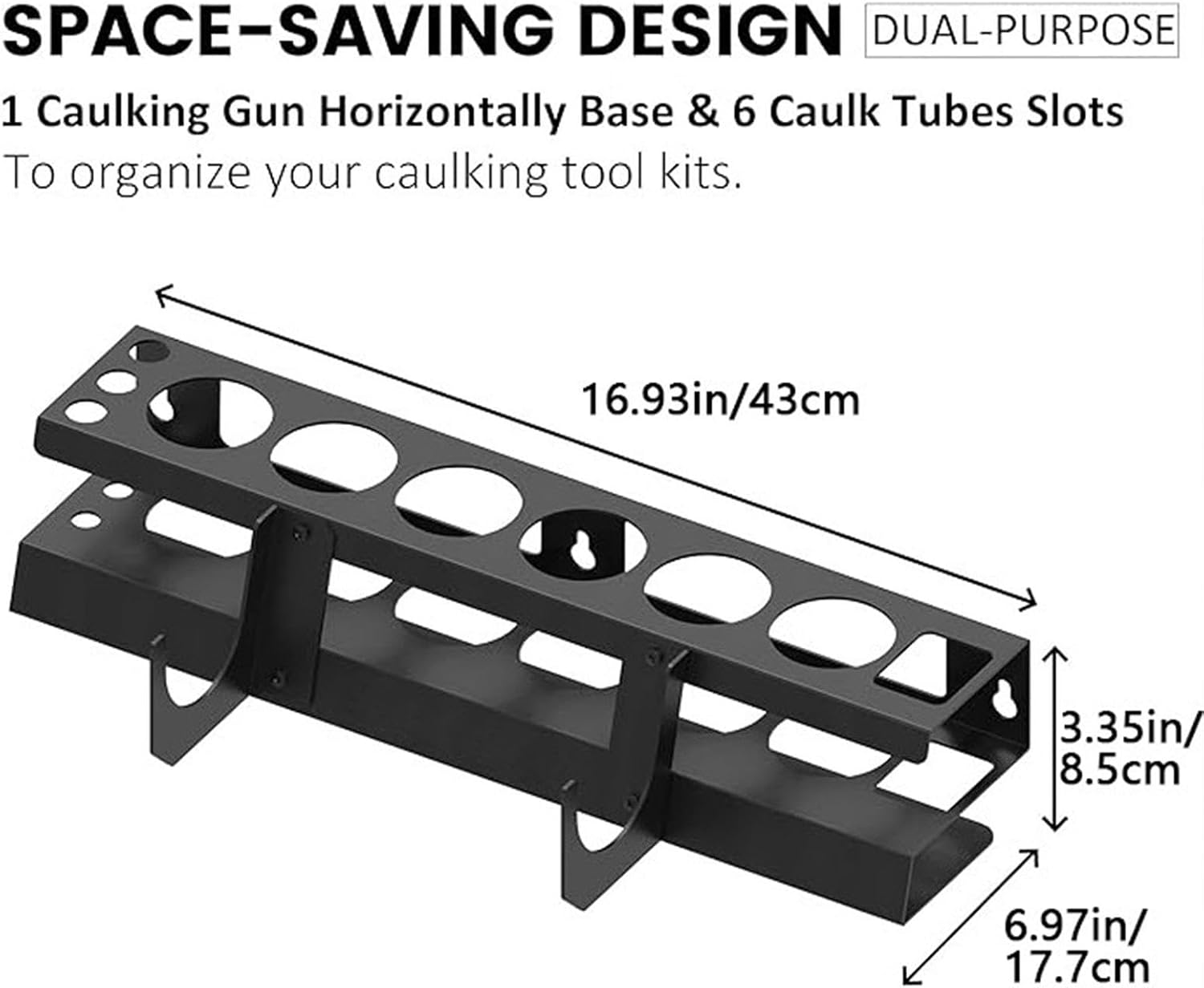 GENERIC Organiseur De Pulvérisation Lourd, Support De Rangement De Tuyaux, Support Mural De 800 G Avec Poignée, Séparateur De Cadre En Avec équilibre, Accessoire Fonctionnel, Fournitures Industrielles