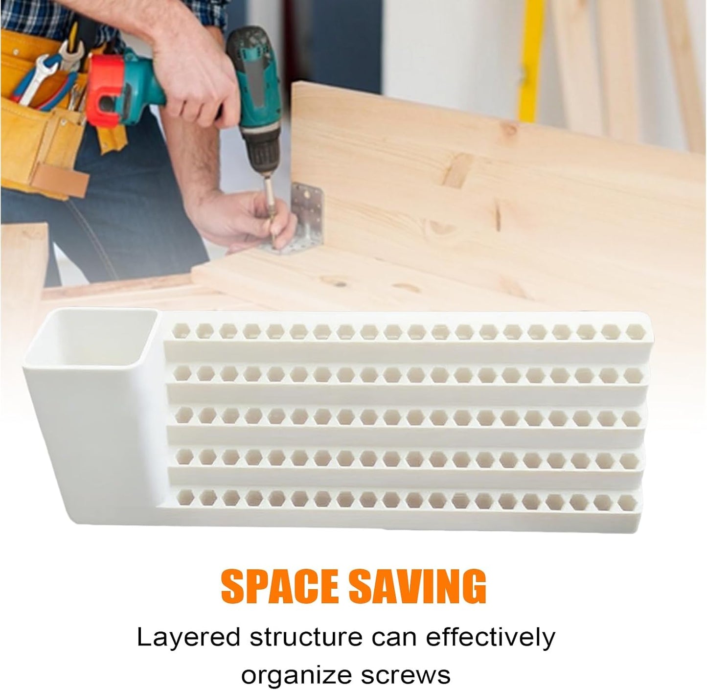  Support De Tournevis, Boîte De Rangement Murale étagée Pour Embouts De Rangement Pour Mécanicien, électricien, Charpentier, Garage, Atelier, Cave, Abri De Jardin, Buanderie à Domicile