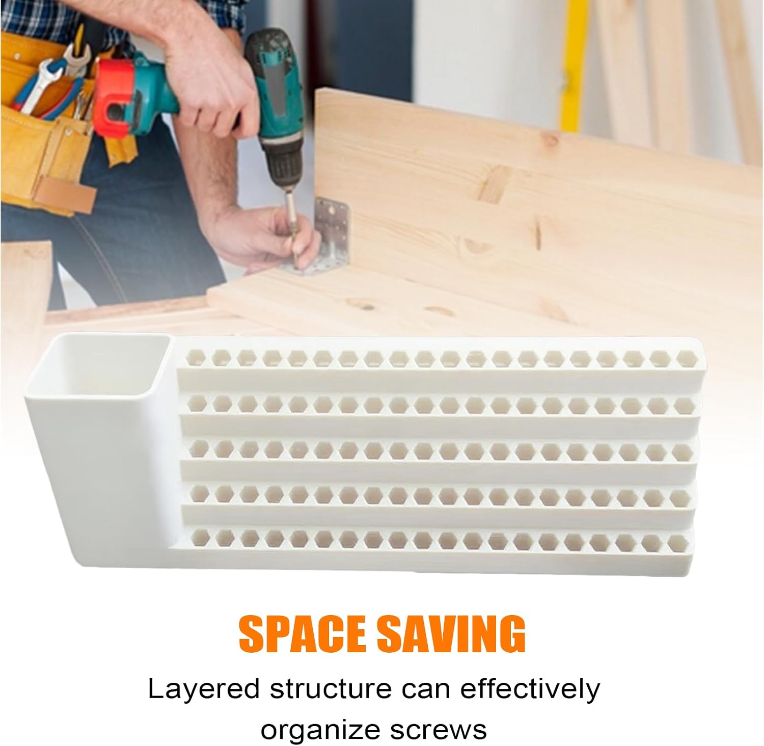  Support De Tournevis, Boîte De Rangement Murale étagée Pour Embouts De Rangement Pour Mécanicien, électricien, Charpentier, Garage, Atelier, Cave, Abri De Jardin, Buanderie à Domicile