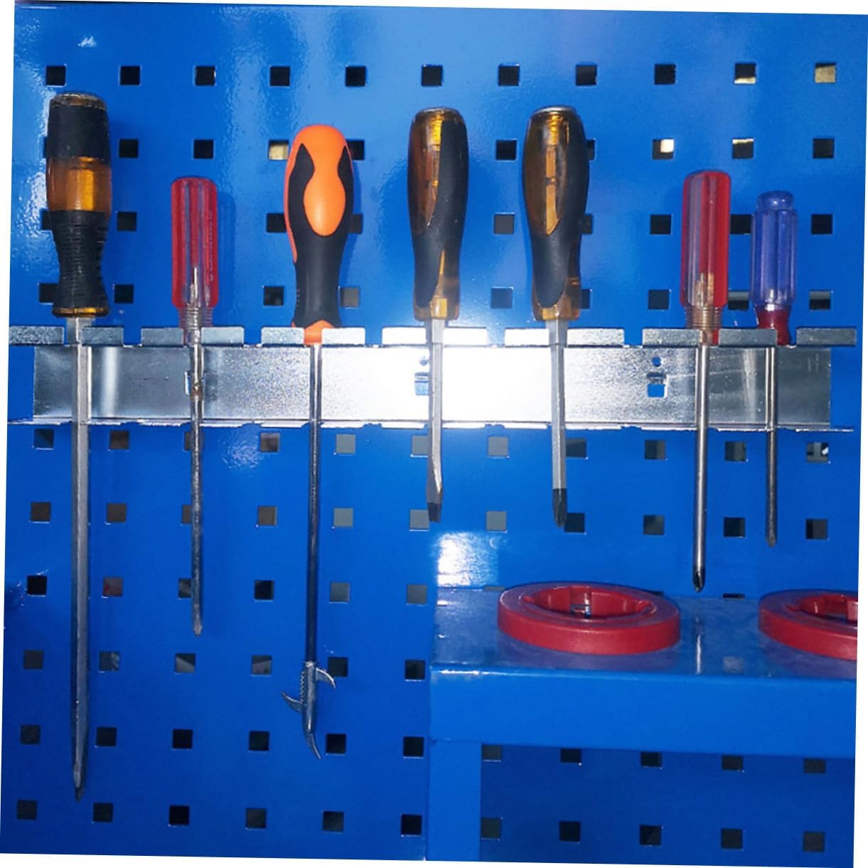  Cabilock Support Mural Pour Tournevis Acier Organisateur Robuste Et Anti-Rouille Montage Facile Pour Rangement Atelier Et Garage