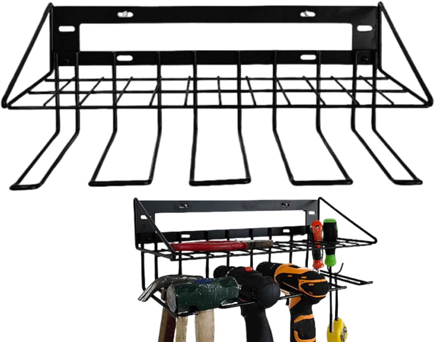  Générique Range-outils Mural - Supports Métalliques Robustes Et Rangement | Range-perceuses,pour Atelier, Garage, Maison, Rangement, Cabane