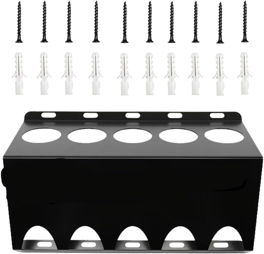 GENERIC Support Mural Pour Tube De Calfeutrage | 5 Fentes De Rangement Pour Scellant, Organiseur De Mastic à Craie – Pour Plombiers, électriciens, Bricoleurs, Charpentiers, Maison, Garage, Chantier, Magasin