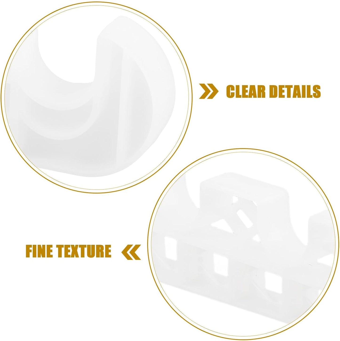  Healeved Support Mural Multifonctionnel Accessoires Ailes En Plastique Blanc, Étendoir à Linge Pliable Sans Perçage, Gain De Place Compact Pour Appartements Et Voyages