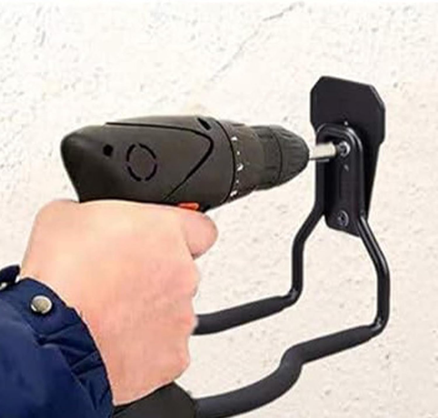  Générique Crochets Mural Garage - Support D'Outils Noir Antirouille,Acier | Organisateur Polyvalent Gain De Place Avec Crochets Pour Système De Rangement Mural De Garage