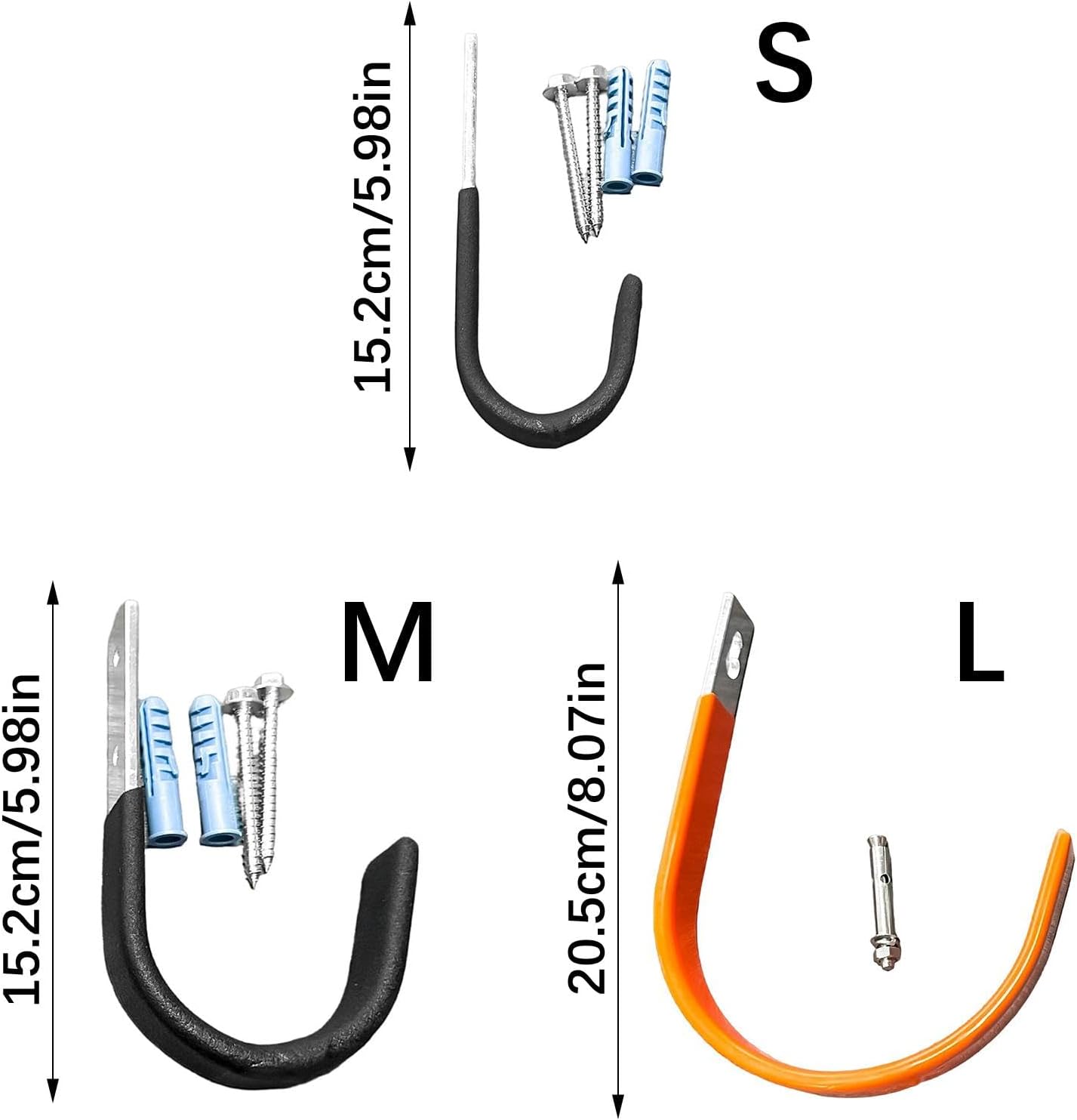  Crochet De En Cuivre De Résistance Industrielle Pour Suspendre Des équipements D ' Outils Lourds, Pour Hangar Ou Entrepôt, Attaches Murales Solides