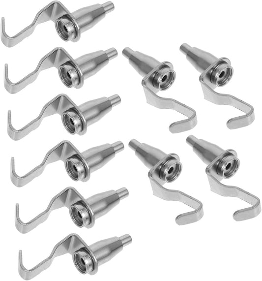  VALICLUD 10pièces Crochets De Galerie Réglables Acier Accessoires Pour Systèmes De Suspension Fournitures Pour Accrochage De Tableaux
