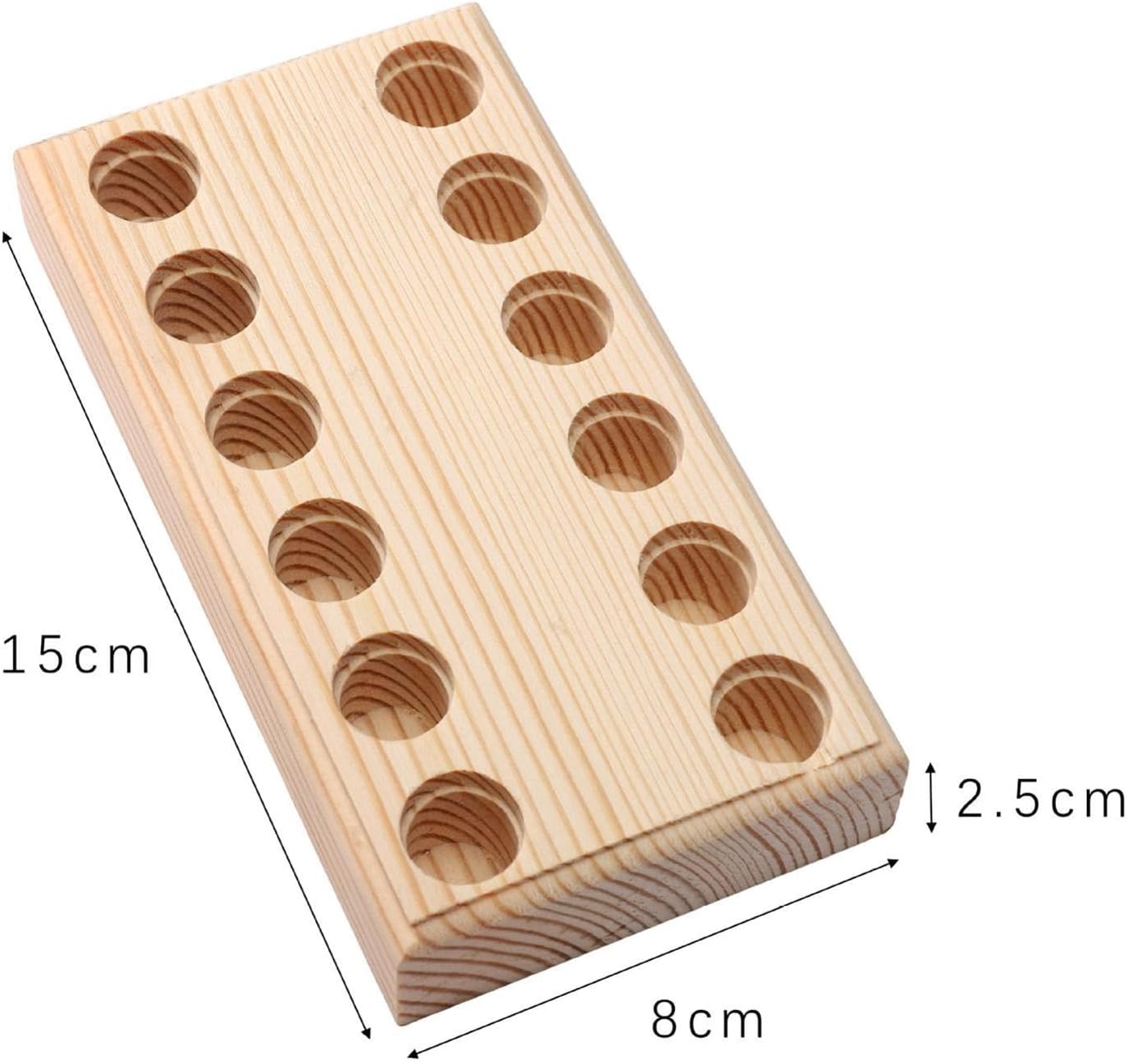 GENERIC Organisateur De Pinces, Base De Rangement Multi-fentes En Bois, Organisateur D'outils De Bijoux Pour Garage, Armoire, Service De Mécanicien, Travail De Construction, Atelier, Maison, Appartement