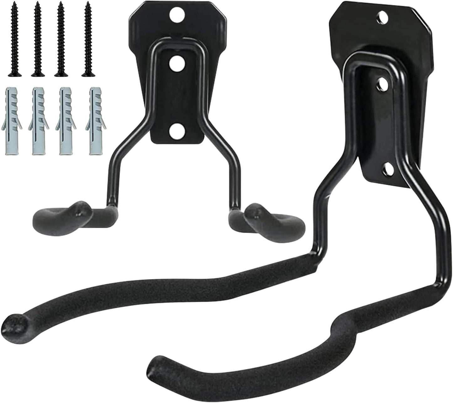 GENERIC Cintre à Outils électriques De Jardin, Noir, Antirouille, En Acier, Multi-usage, Peu Encombrant, Support Pour Garage, Jardin, Atelier, Abri De Jardin, Rangement, Crochets Muraux