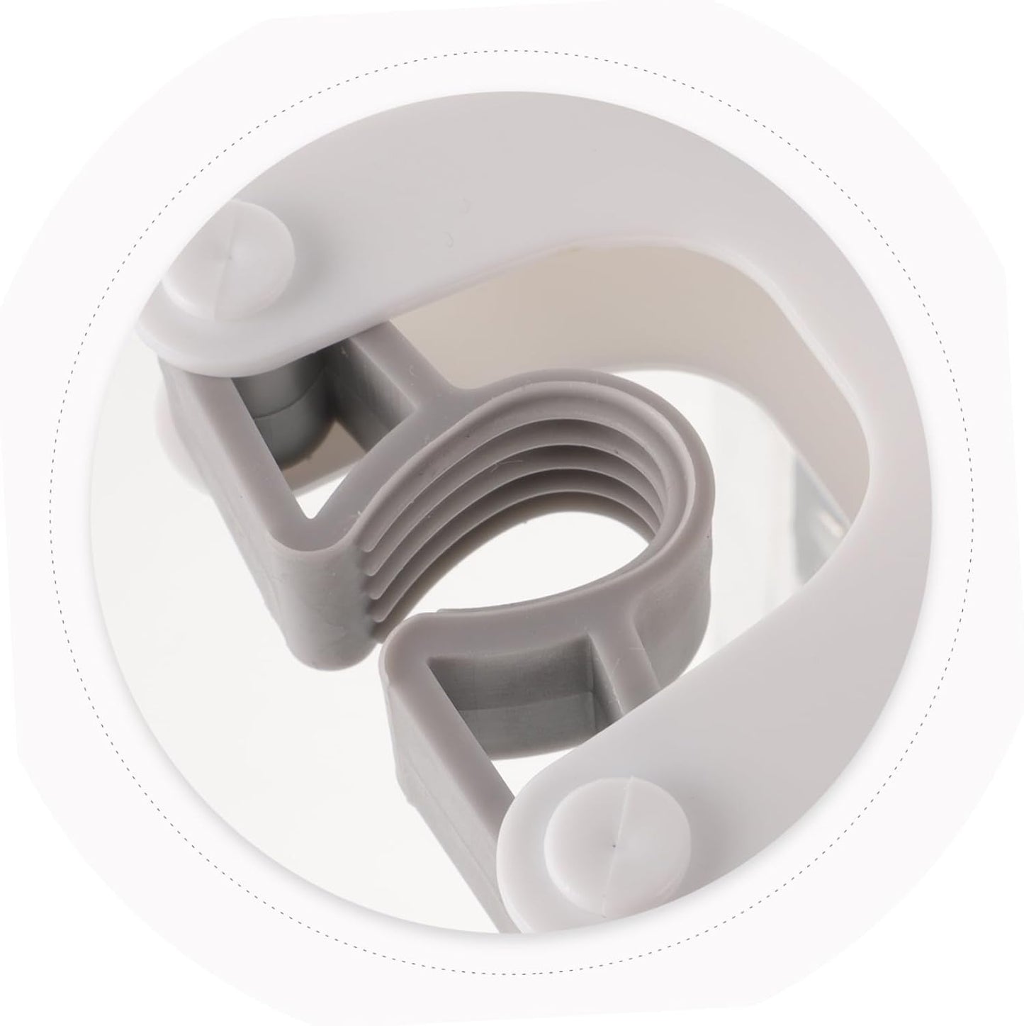  Ciieeo Lot De 2 Crochets Porte-balai En Plastique Blanc Autocollants, Étanches, Organisateurs Pratiques Pour Salle De Bain Cuisine, Support Mural Sans Perçage