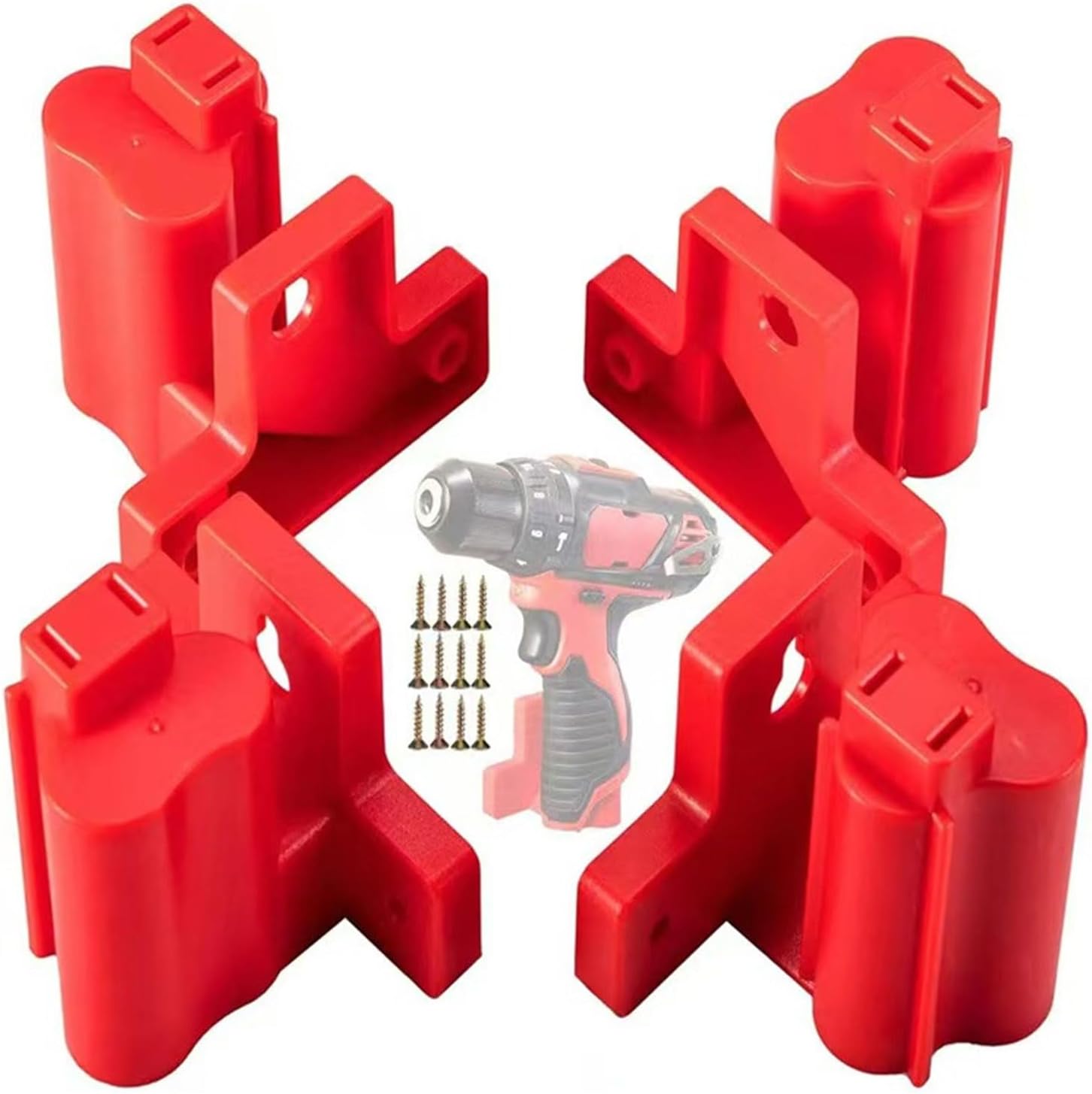  Support Mural Pour Outils électriques - Support Robuste Pour Batterie 12 V