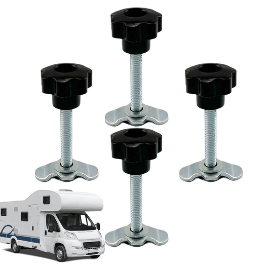  Goupille De Rail L, Raccord De Patte À Tige Filetée Pour Rail L, Pièces Anti-Dérapantes Pour Le Système Et Accessoires De Remplacement Pour Les Camions, Avions, Entrepôts, Garages Et