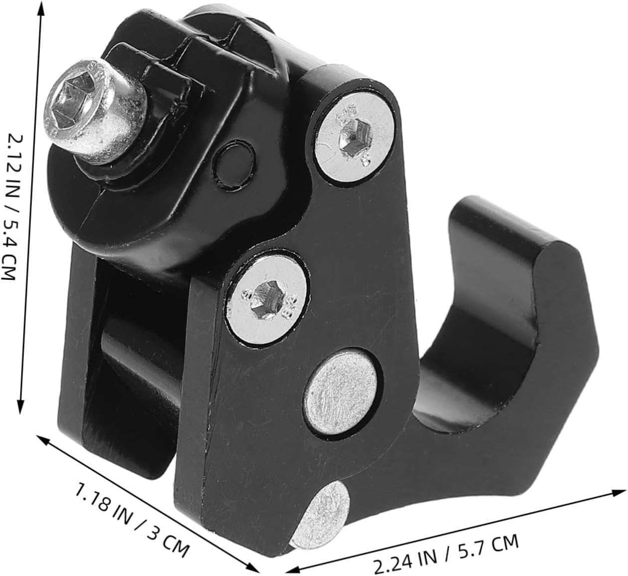  Yardwe De Fixation Pour Casque De En Métal Robuste Polyvalent Pour À Scooter Cyclomoteur Vélo Électrique