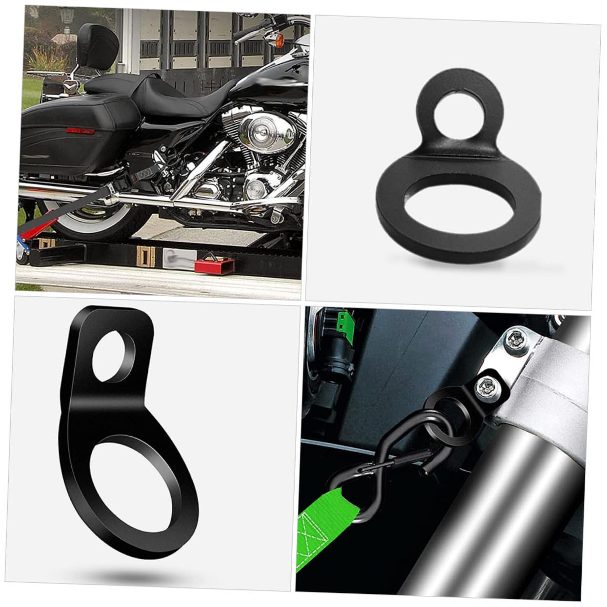  Gatuida 10 Crochets D'Arrimage En Acier Inoxydable, Anneaux De Fixation Résistants à Corrosion, Pour Plateau De Camion Et Transport