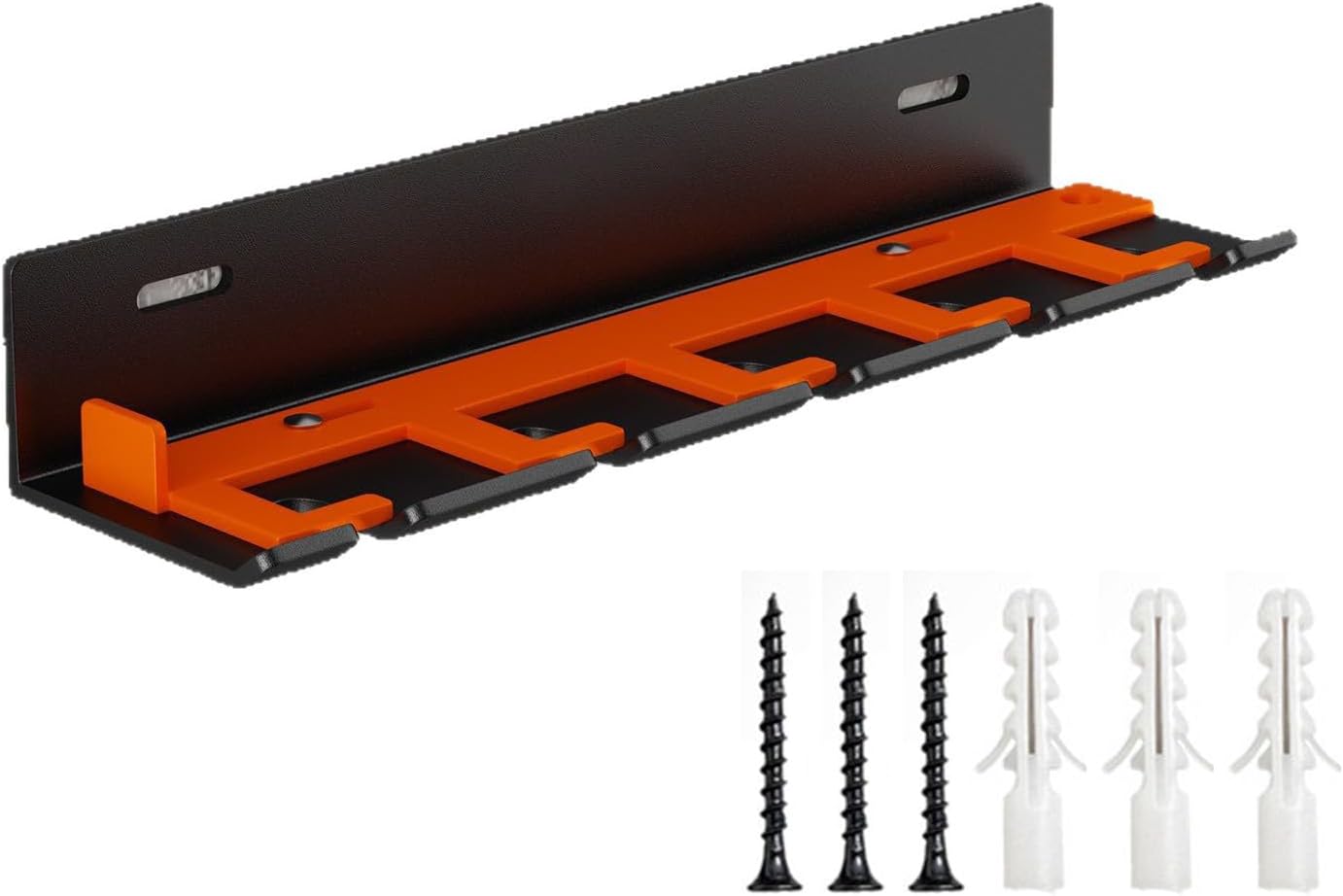  Porte-outils Pneumatique Mural Avec Glissière Pour Un Rangement Sécurisé En Métal 5 Emplacements Antirouille Efficace