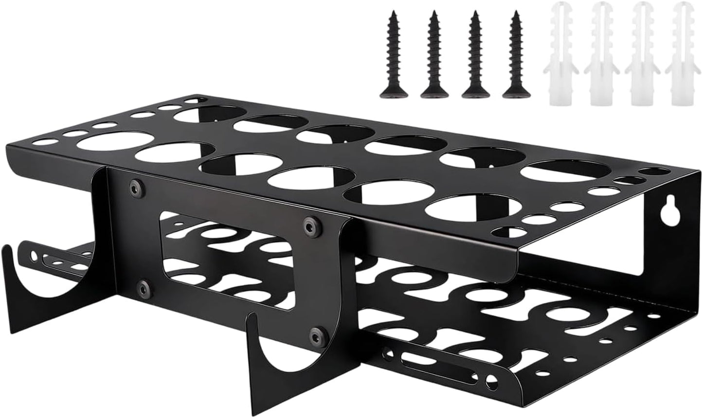 GENERIC Support De Rangement, 12 Emplacements De Grande Capacité, Organisateur De Rangement Pour Tube De Calfeutrage | Pour Salon, Dortoir, Atelier De Réparation à Domicile, Atelier